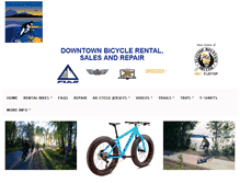 Tablet Screenshot of alaska-bike-rentals.com